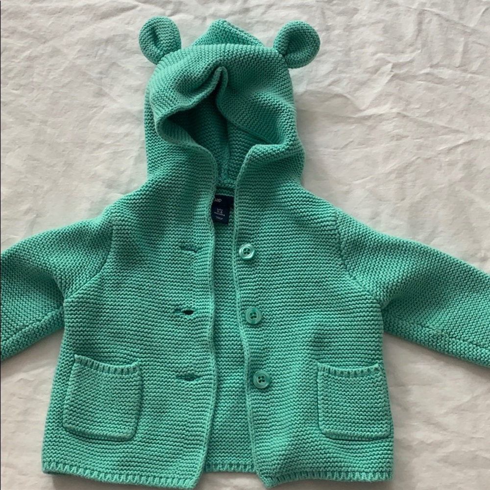 Baby Gap garter bear hoodie
